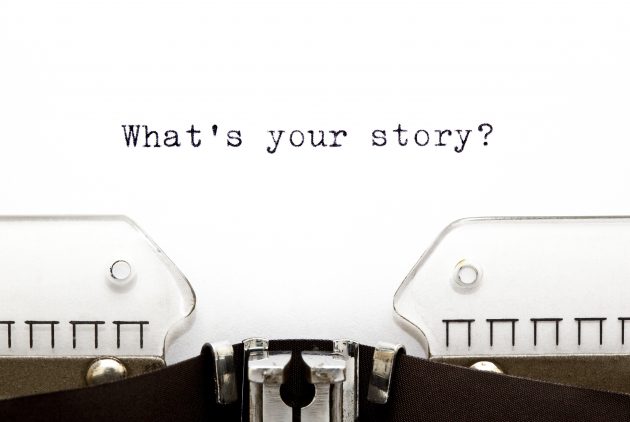 what's your story typewriter image