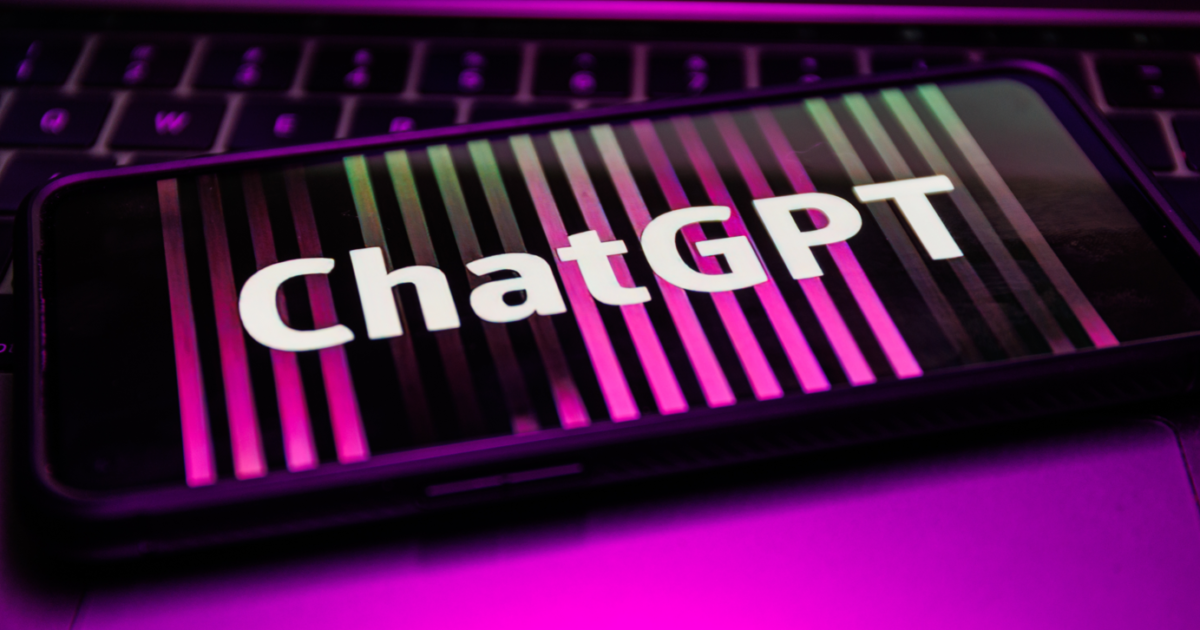 chatgpt logo on smartphone screen